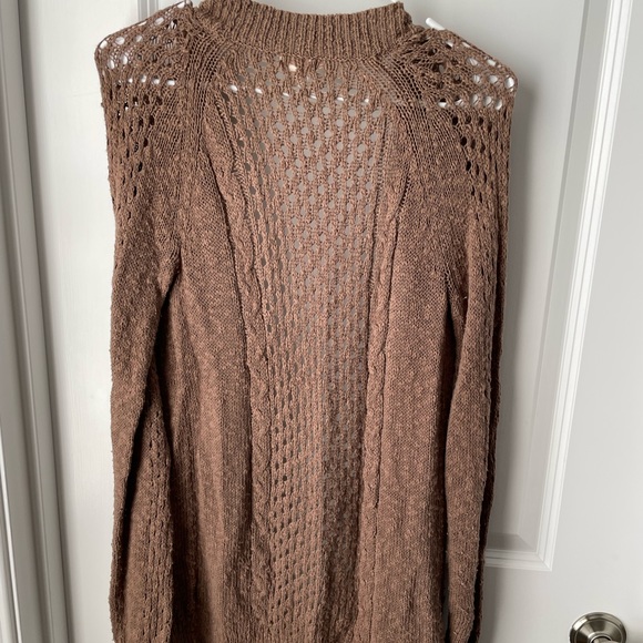 Mossimo Brown Knit Cardigan - Picture 3 of 3